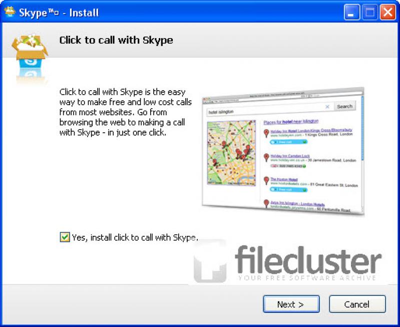 Skype screenshot