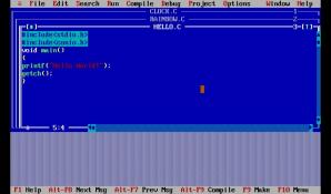 TurboC++ for Windows Screenshot