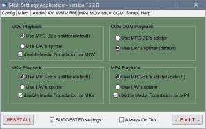 Advanced Codecs for Windows 10 / 11 Screenshot