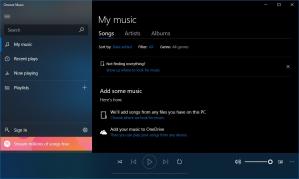 Groove Music Screenshot