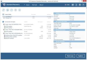 UFS Explorer Standard Recovery Screenshot