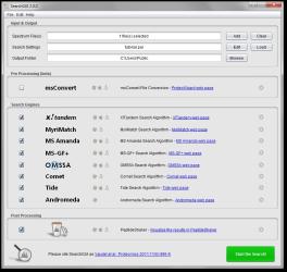 SearchGUI Screenshot