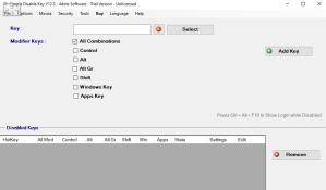 Simple Disable Key Screenshot