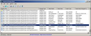 RegistryChangesView Screenshot
