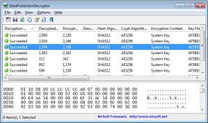 DataProtectionDecryptor Screenshot