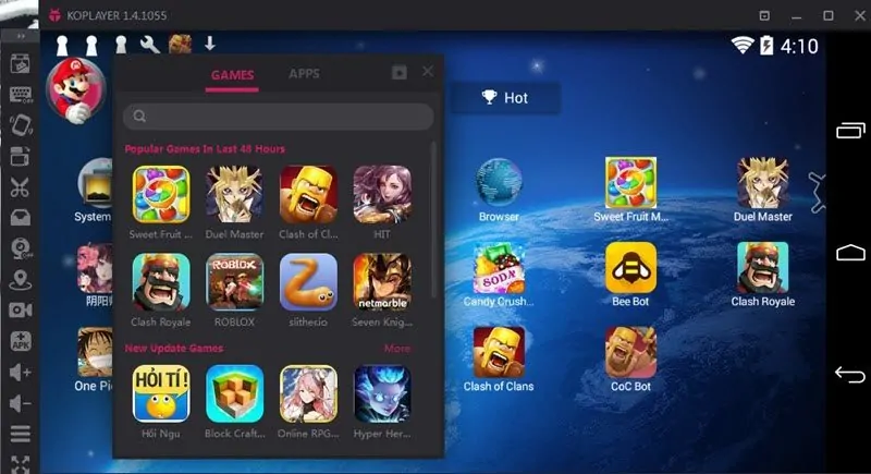 emulate Android apps and games on Mac